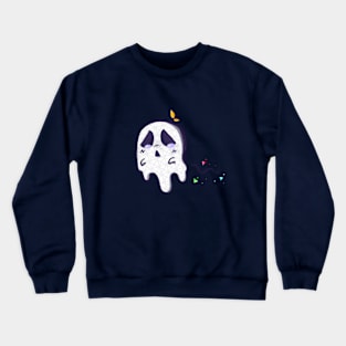 Halloween Project: Crying ghost Crewneck Sweatshirt